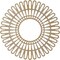 Ekena Millwork Cornelius Wood Fretwork Pierced Ceiling Medallion, Birch, 24"OD x 8 7/8"ID x 1/4"T CMWP24X0250CRBI - alternate 2